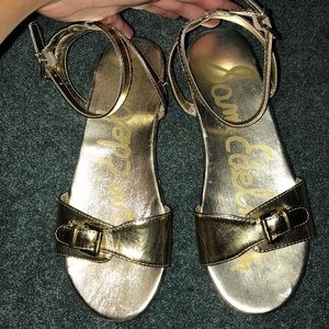 Gold Sam Edelman Sandals